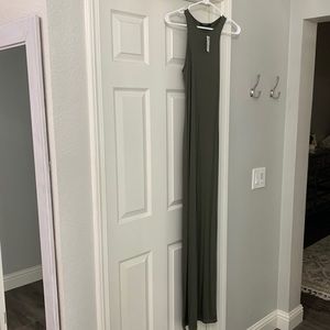 New with tags, olive green maxi dress size M.